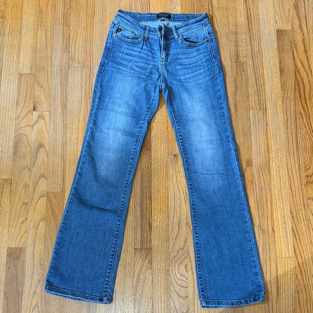 Judy Blue Flare Women's Jeans in Blue - Picture 1 of 3